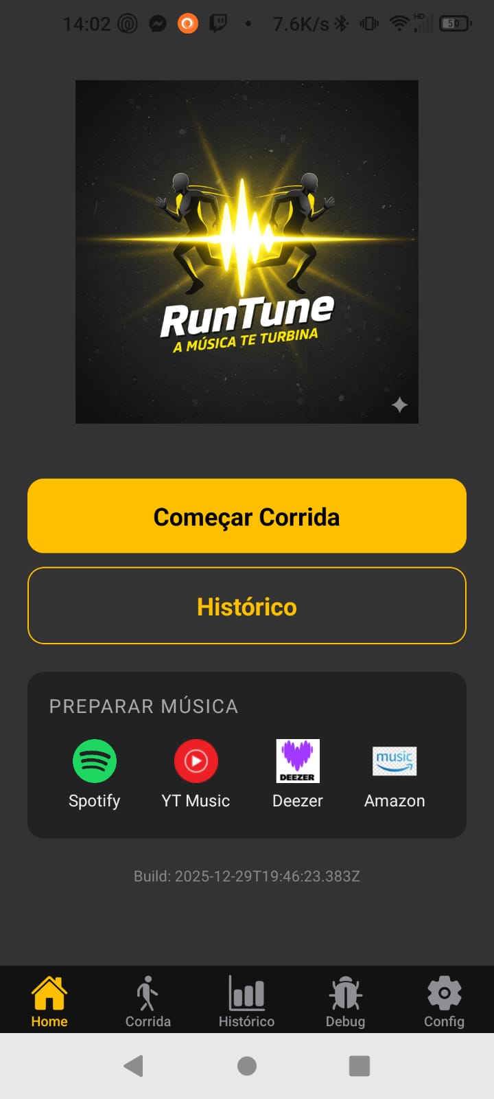 Tela Principal Celular