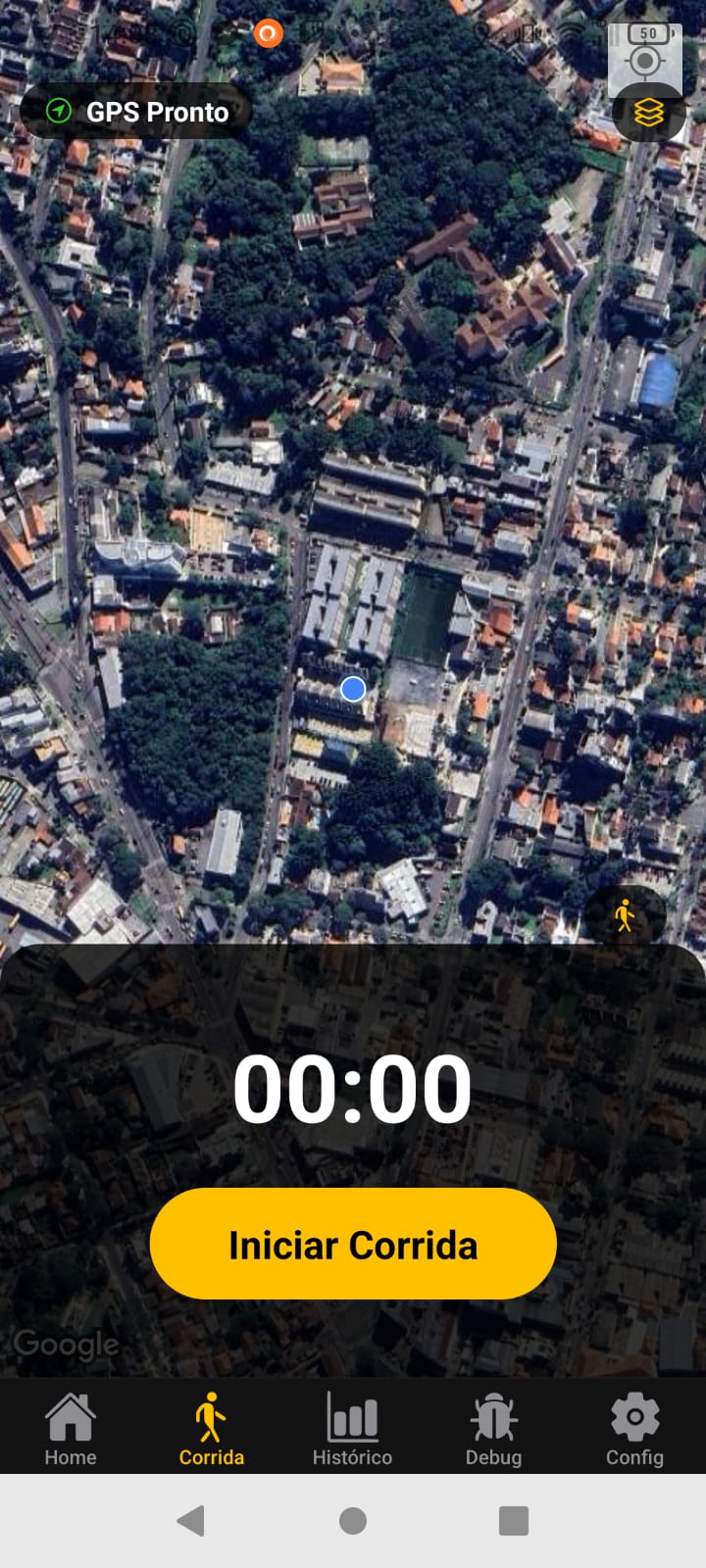 Tela de Exercício Celular