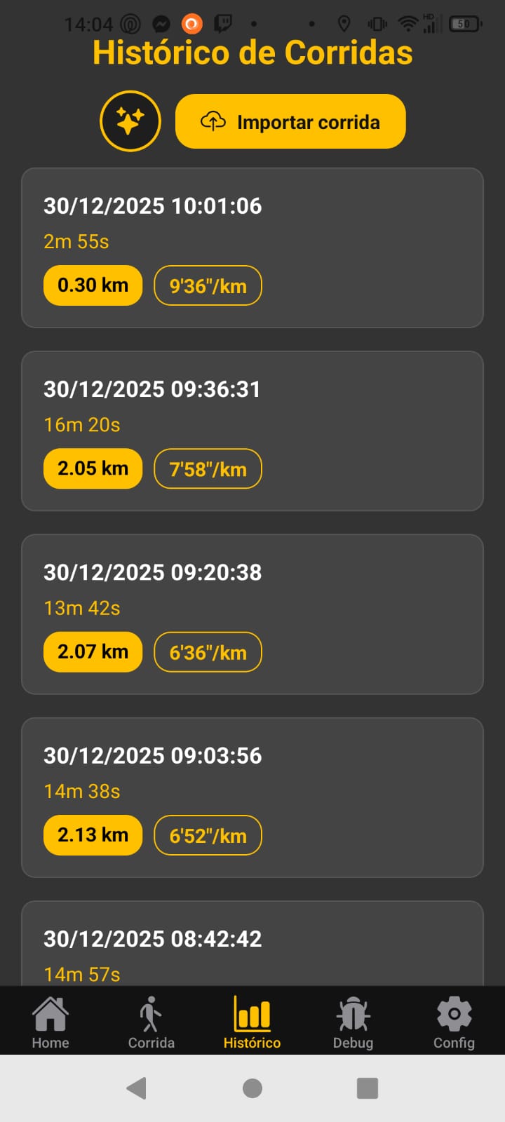 Histórico de Exercícios