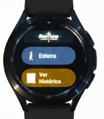 Opções de atividades e histórico